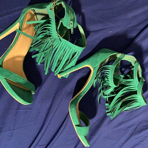 Just fab teal heels - Picture 1 of 5